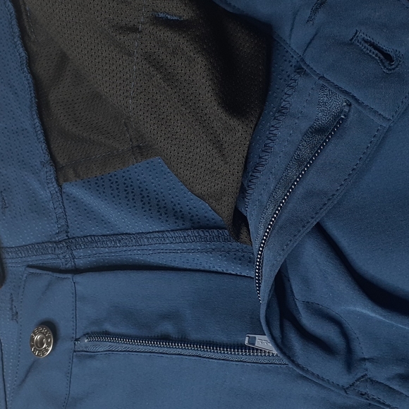 Gerry Blue Performance Men's Shorts Size 36 4-way Stretch Overall Length 21 inch - Picture 5 of 10